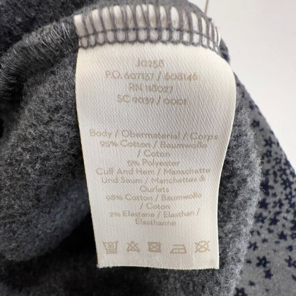 BODEN Women's Arabella Gray Star Velvet Sweatshirt Size S - Picture 5 of 6